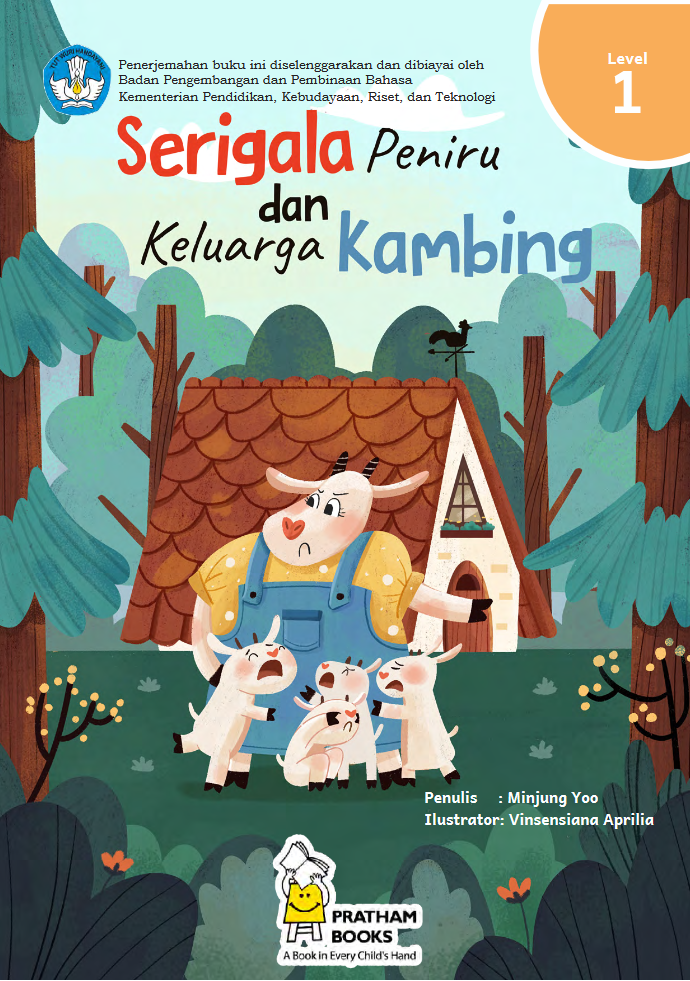 Sampul: Serigala Peniru dan Keluarga Kambing